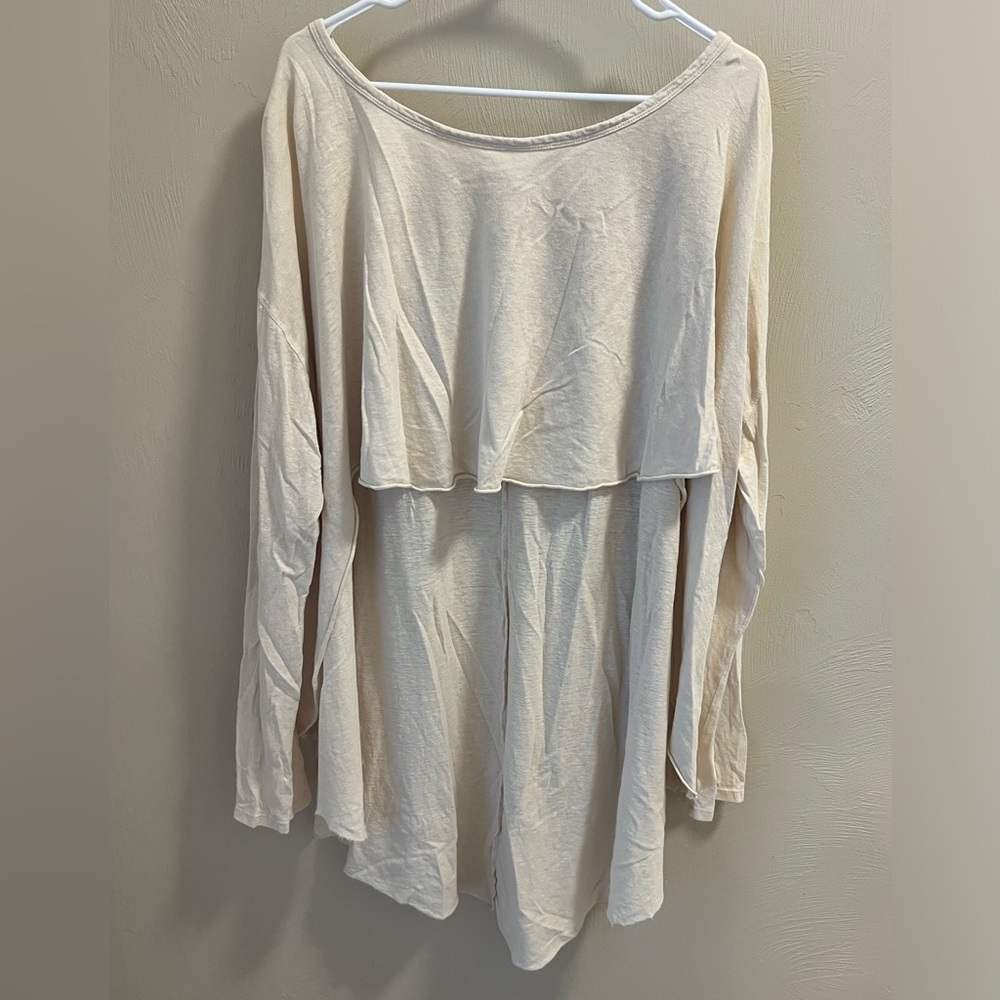 Free People boho oversized top M